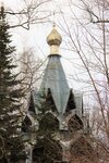 Chapel of St. Sergius of Radonezh (Malygina Street, 4), chapel, memorial cross