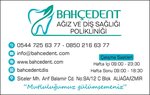Bahcedent Dental Clinic (İzmir, Aliağa, Siteler Mah., Arif Balamir Cad., 9A), dental clinic
