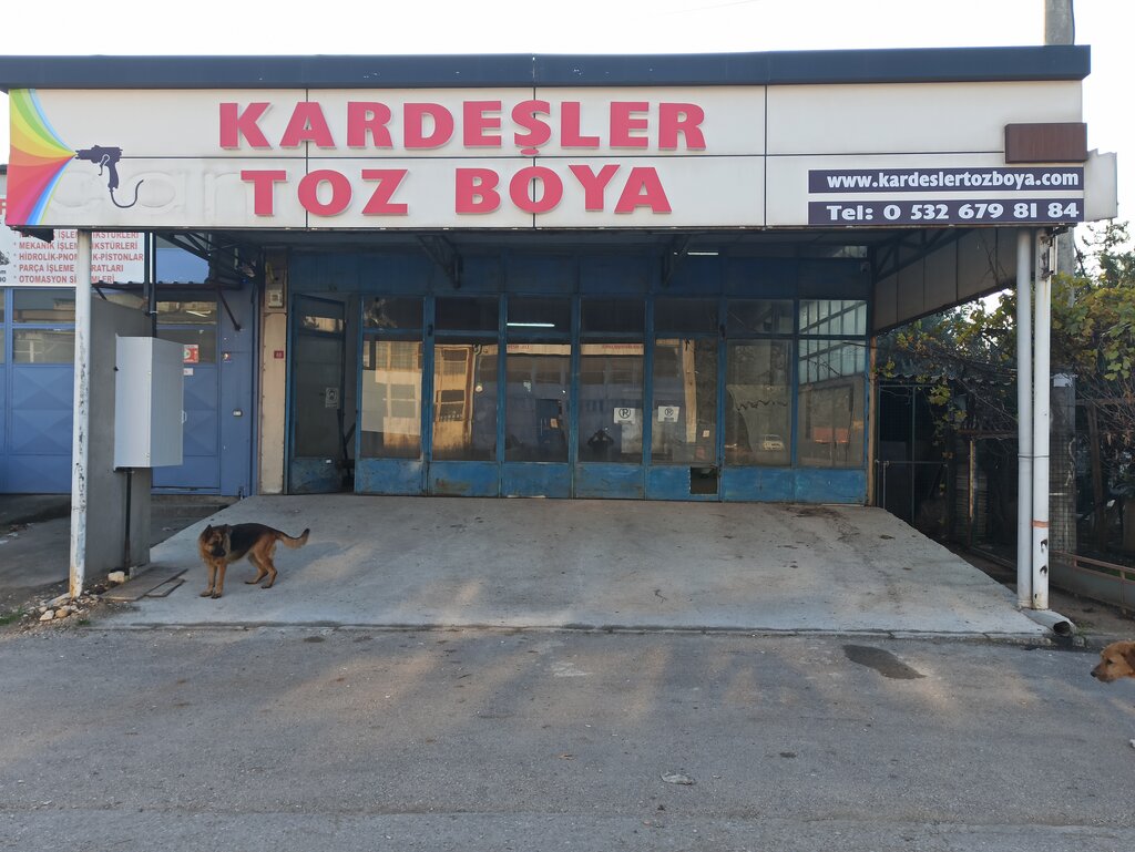 Boya ve cila malzemeleri üretim ve satış yerleri Kardeşler Toz Boya, Bursa, foto