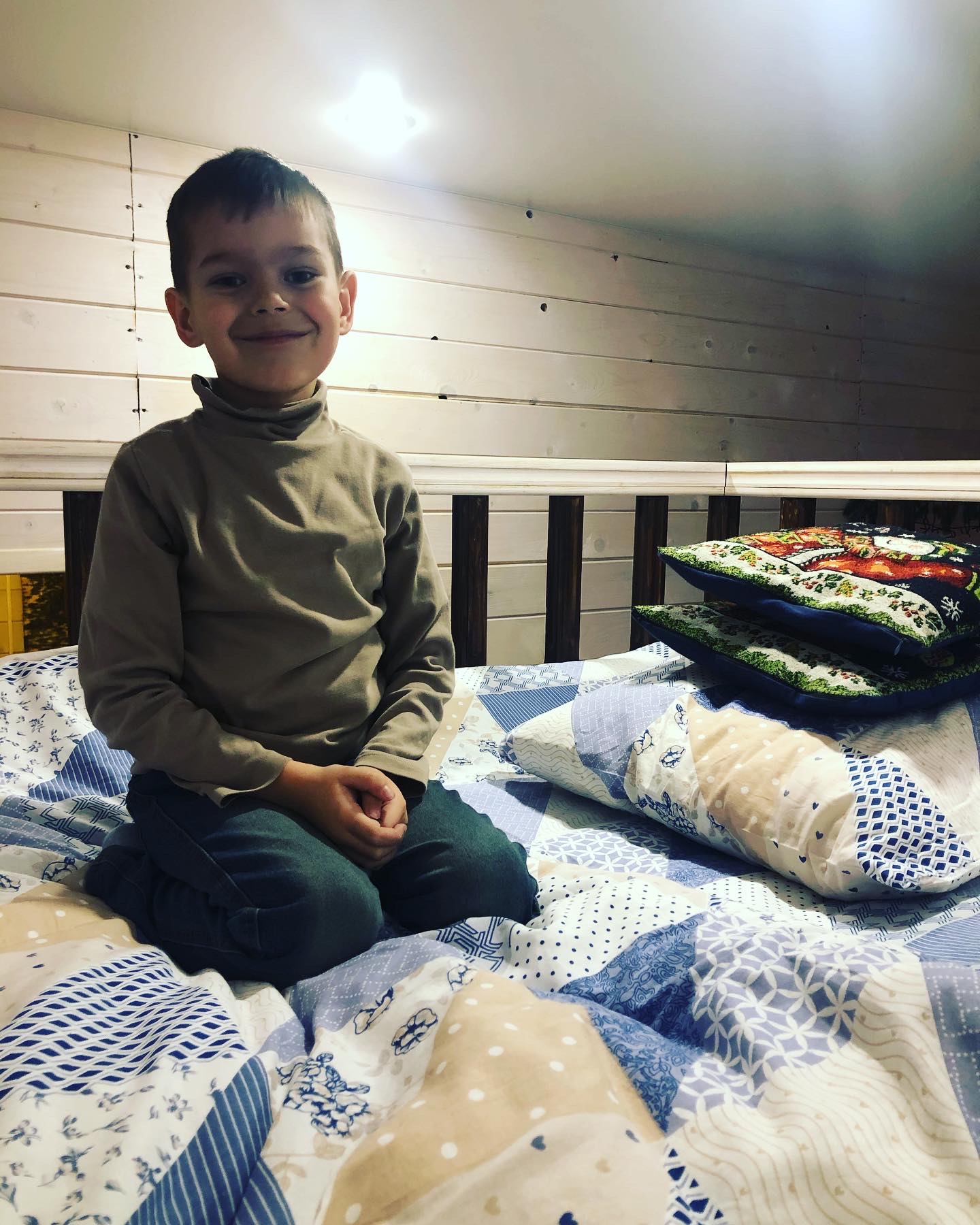 Фото Домик с печкой