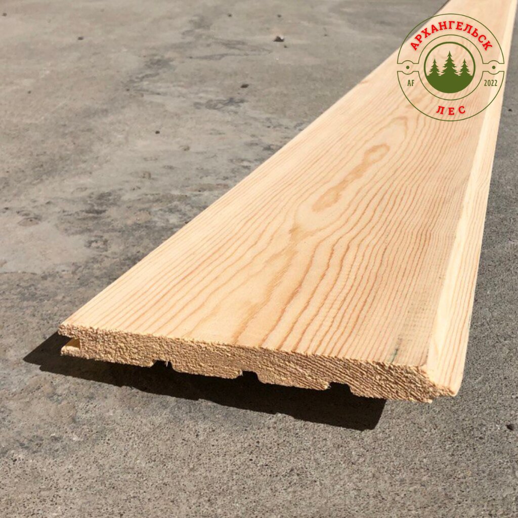 Доска имитация бруса архангельский лес