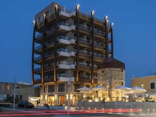 Внешний вид отеля Bellevue On The Beach Suites в Муниципальной единице Родосе, фото 4
