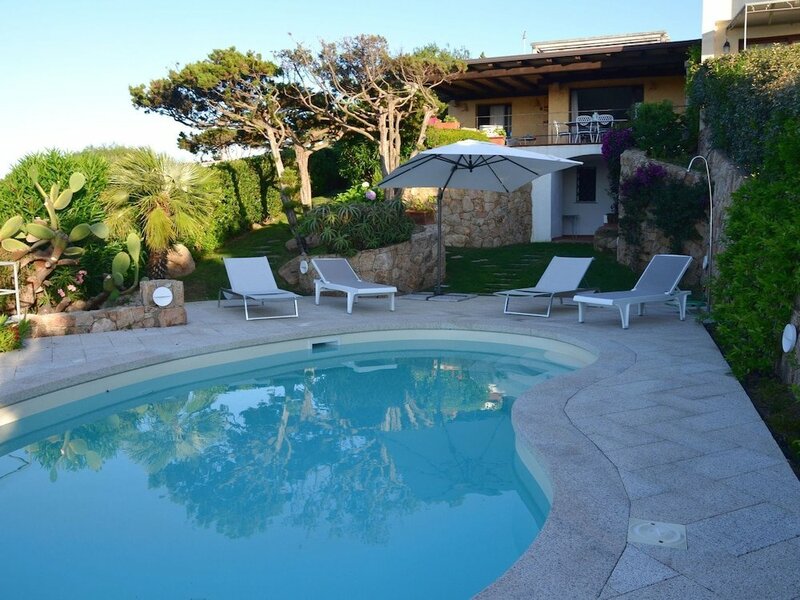 Гостиница Villa With a Swimming Pool, Overlooking the Crystal-clear Waters of the Costa Smeralda