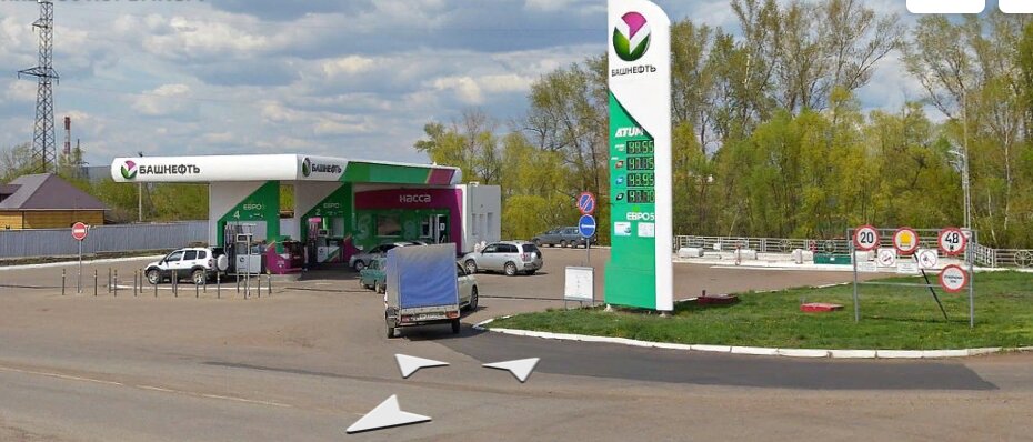 Benzin istasyonu Bashneft-Roznitsa, Meleuz, foto