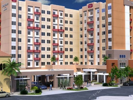 Гостиница Residence Inn by Marriott West Palm Beach Downtown/Rosemary Square Area в Уэст-Палм-Бич