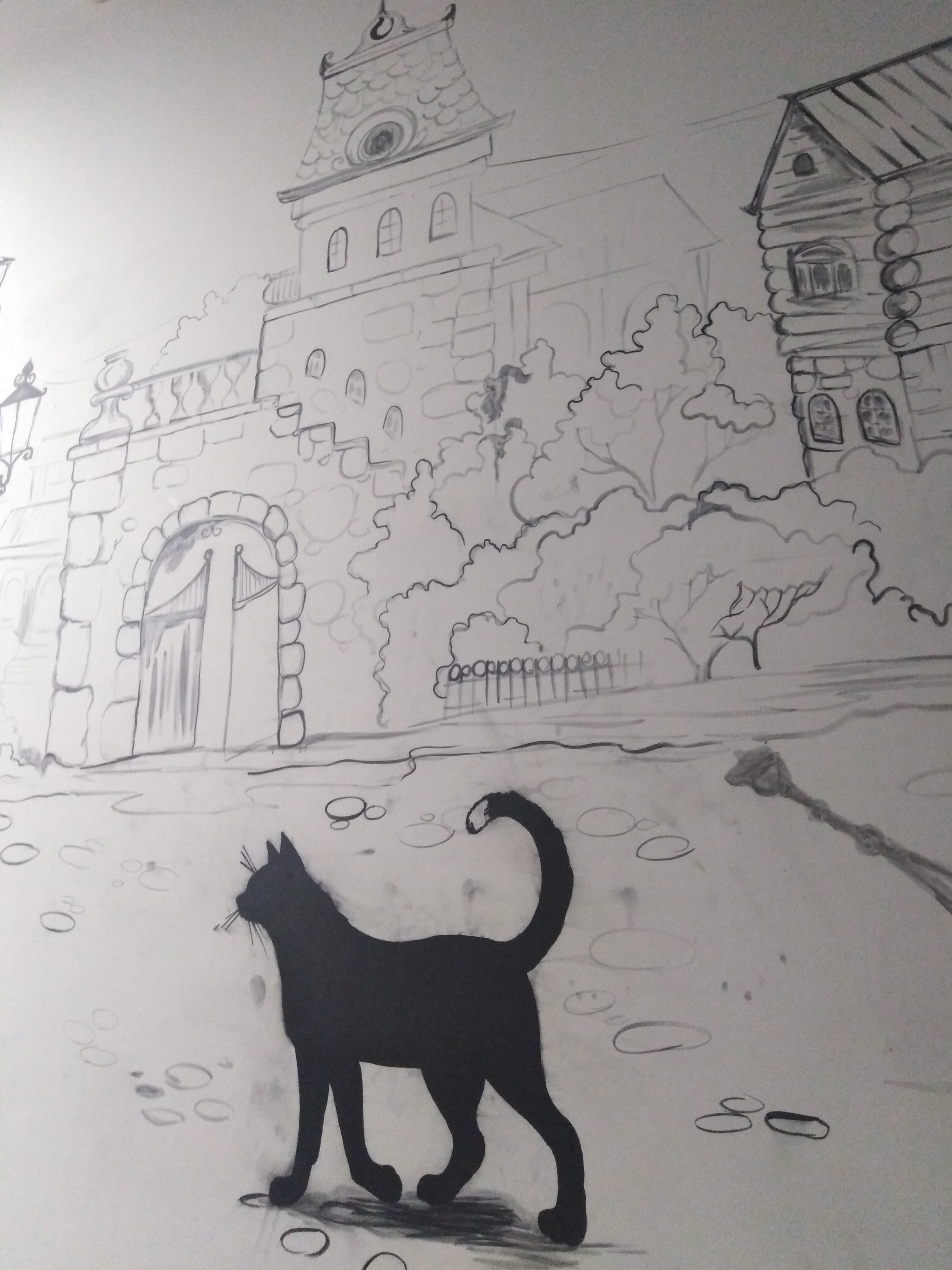 Фото Кот на крыше