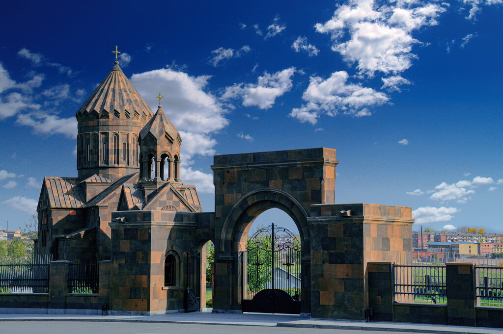 Armenian apostolic church Eghvards church of St Sargis, Yeghvard, photo