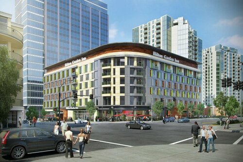 Внешний вид отеля Hilton Garden Inn Seattle Downtown в Сиэтле, фото 3