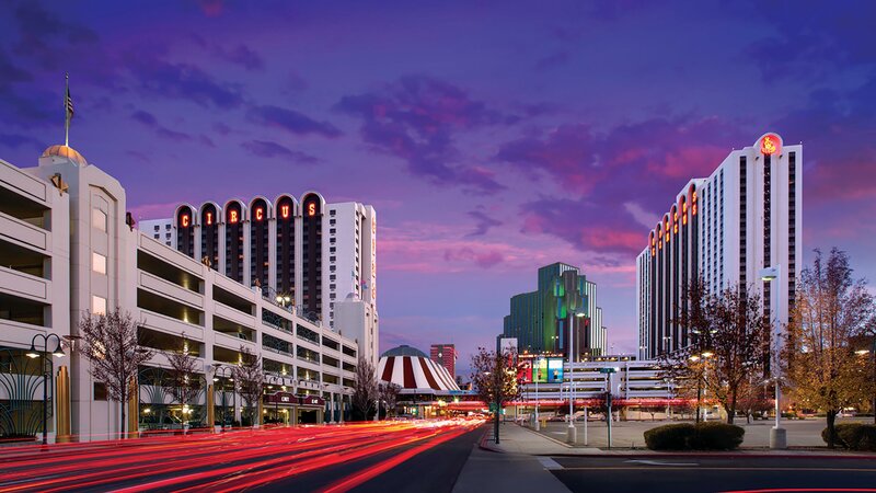 Гостиница Circus Circus Hotel Casino Reno at The Row в Рино