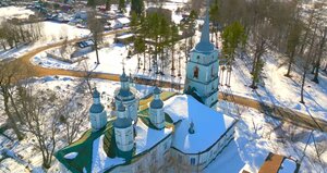 Церковь Спаса Всемилостивого в Тёсово (ул. Ленина, 14, село Тёсово), православный храм в Смоленской области