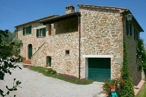 Гостиница Wonderful private villa with Wifi, private pool, TV, pets allowed and parking, close to Arezzo