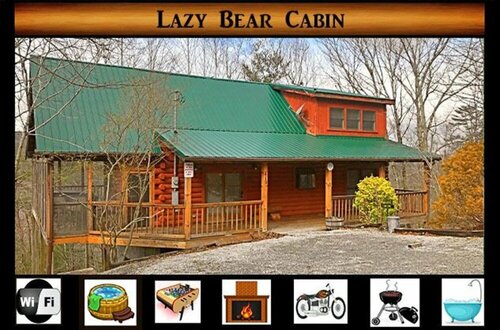Жильё посуточно The Lazy Bear - 2 Br Cabin