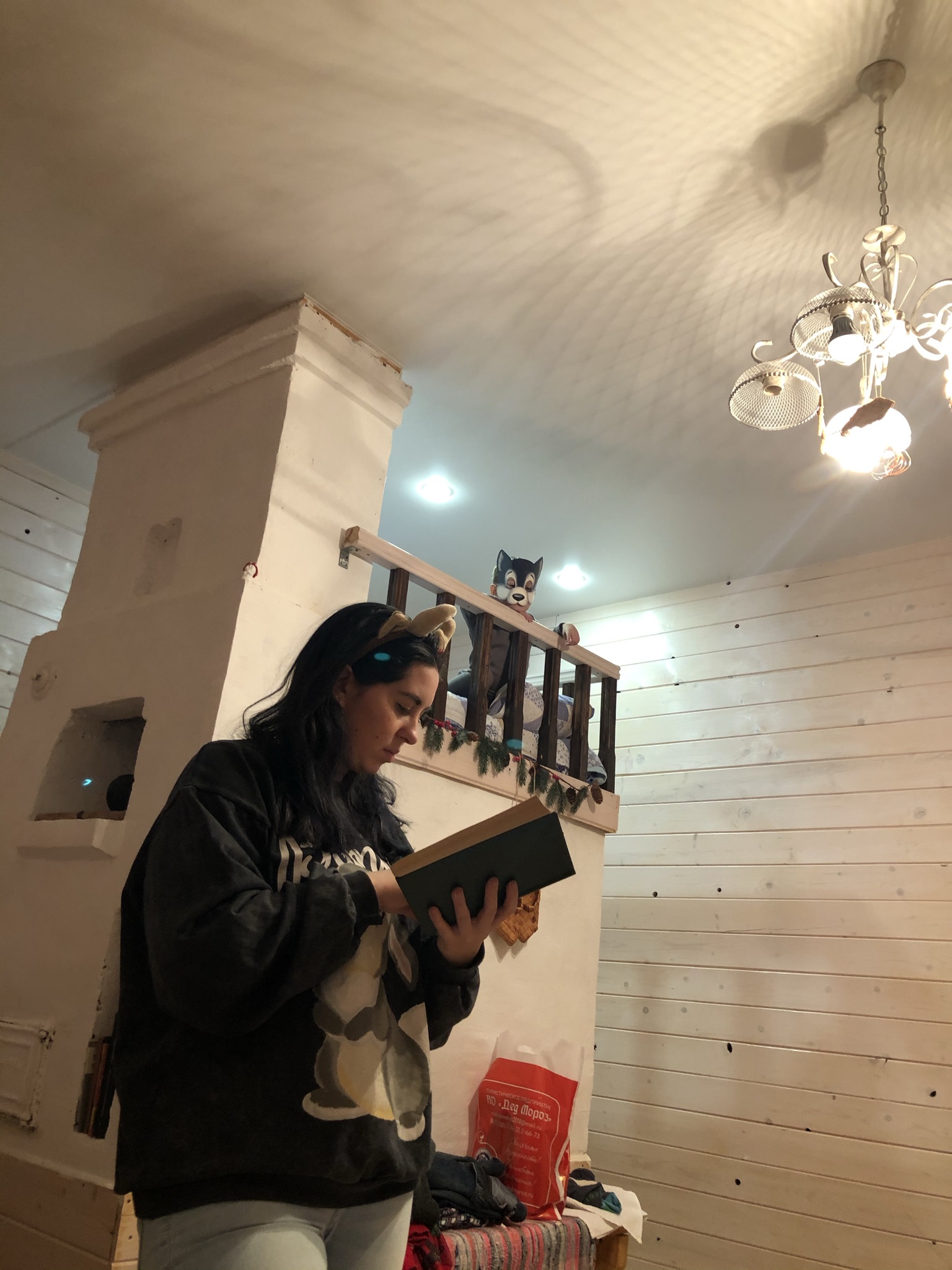 Фото Домик с печкой