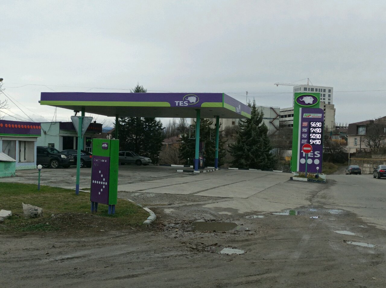 Заправки тэс карта