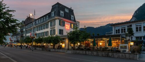 Внешний вид отеля Hotel Krebs Interlaken в Интерлакене, фото 1