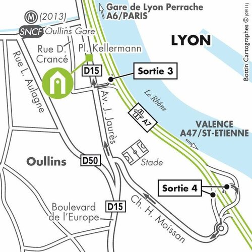 Гостиница Campanile Lyon Sud - Confluence - Oullins