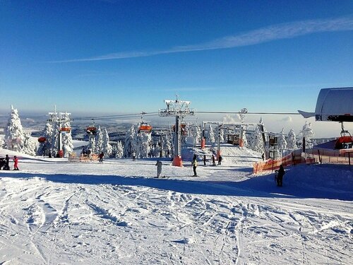 Гостиница Snug Apartment in Jachymov near Ski Area