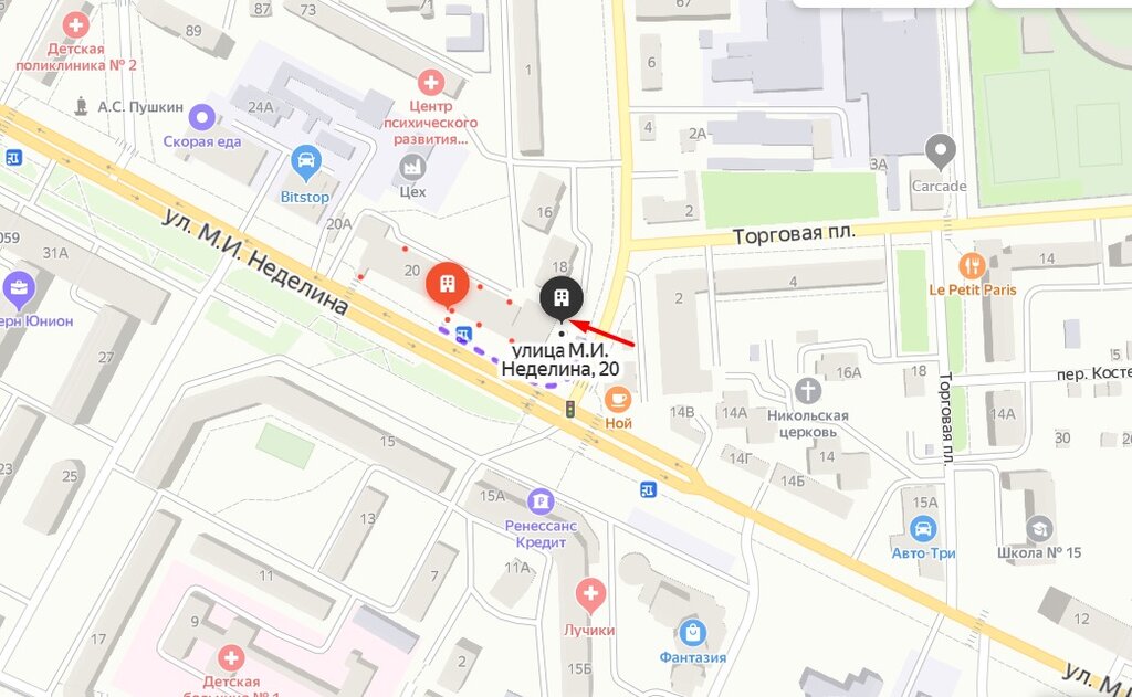 Школа 59 липецк карта