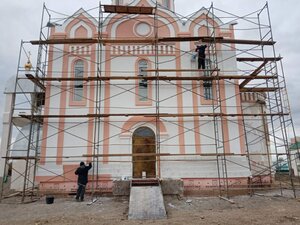 Церковь Спиридона Тримифунтского (Забайкальский муниципальный округ, посёлок при станции Даурия), православный храм в Забайкальском крае