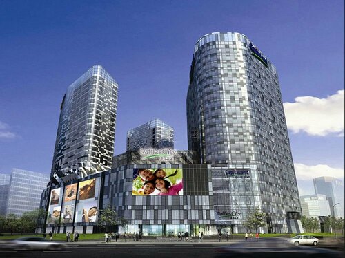 Внешний вид отеля Ascott Raffles City Beijing в Районе Дунчэне, фото 4