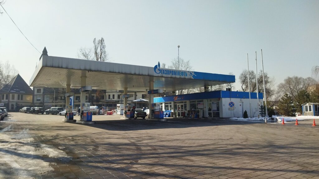Gas station Gazpromneft, Almaty, photo