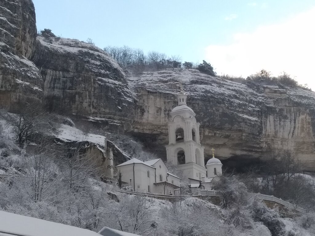Landmark, attraction Колокольня Успенской части монастыря, Bahchisaraj, photo