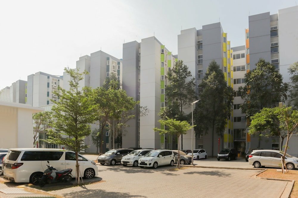 Hotel Minimalist Studio Room At Aeropolis Residence Apartment, Tangerang, photo