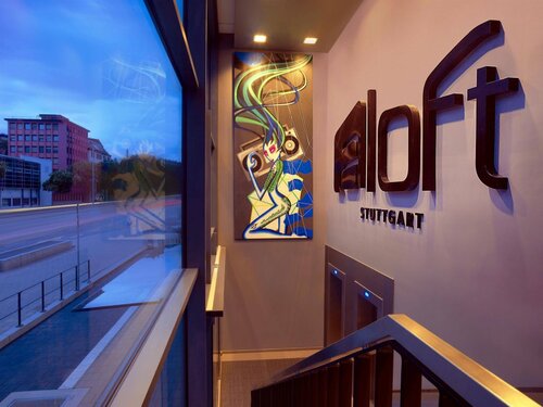 Внешний вид отеля Aloft Stuttgart в Штутгарте, фото 4