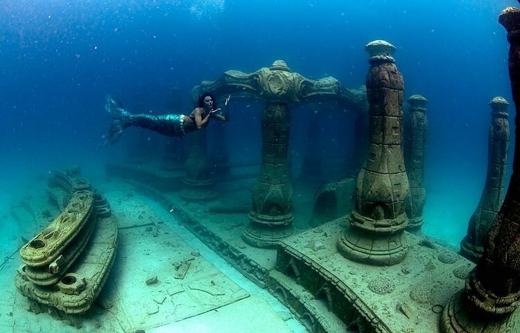 Дворец клеопатры под водой