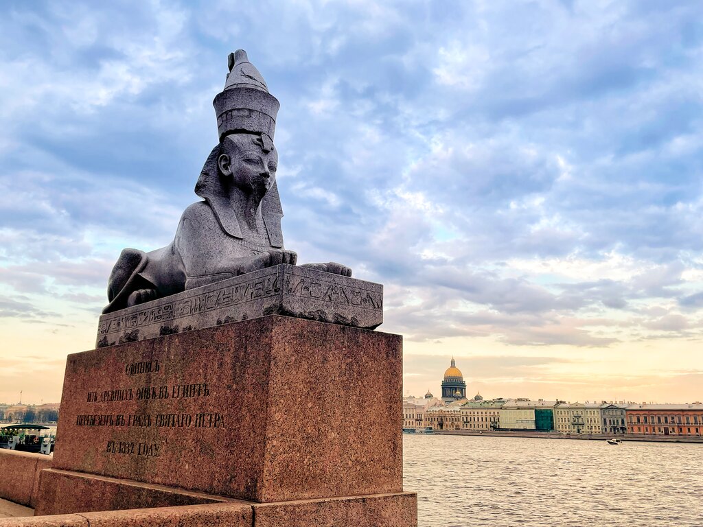 Жанровая скульптура Сфинксы, Санкт‑Петербург, фото