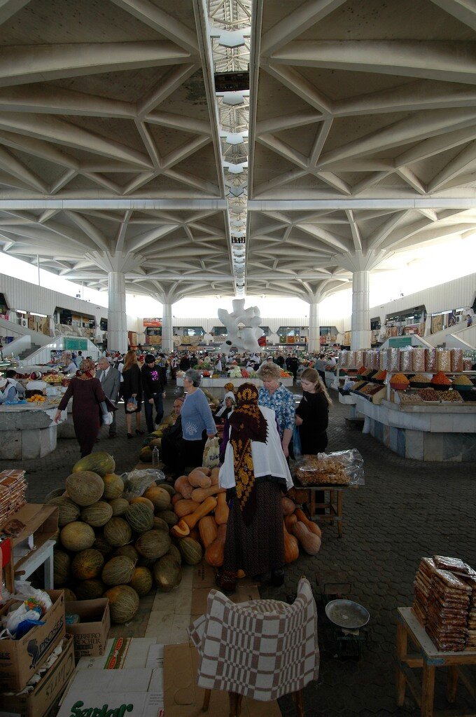 Продуктовый рынок Центральный рынок Гулистан, Ашхабад, фото