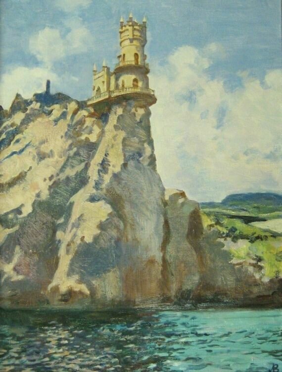 Айвазовский ласточкино гнездо картина