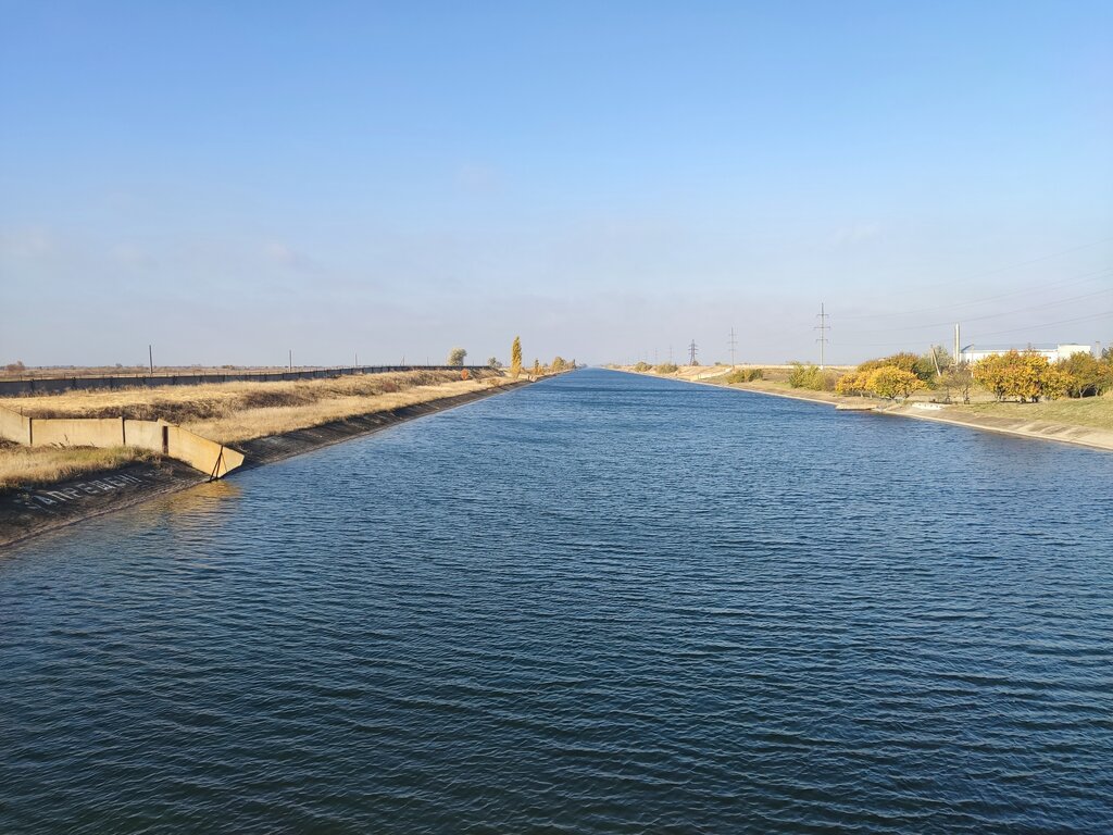 Каховский магистральный канал карта