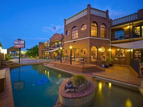 Гостиница Albury Paddlesteamer Motel в Олбери