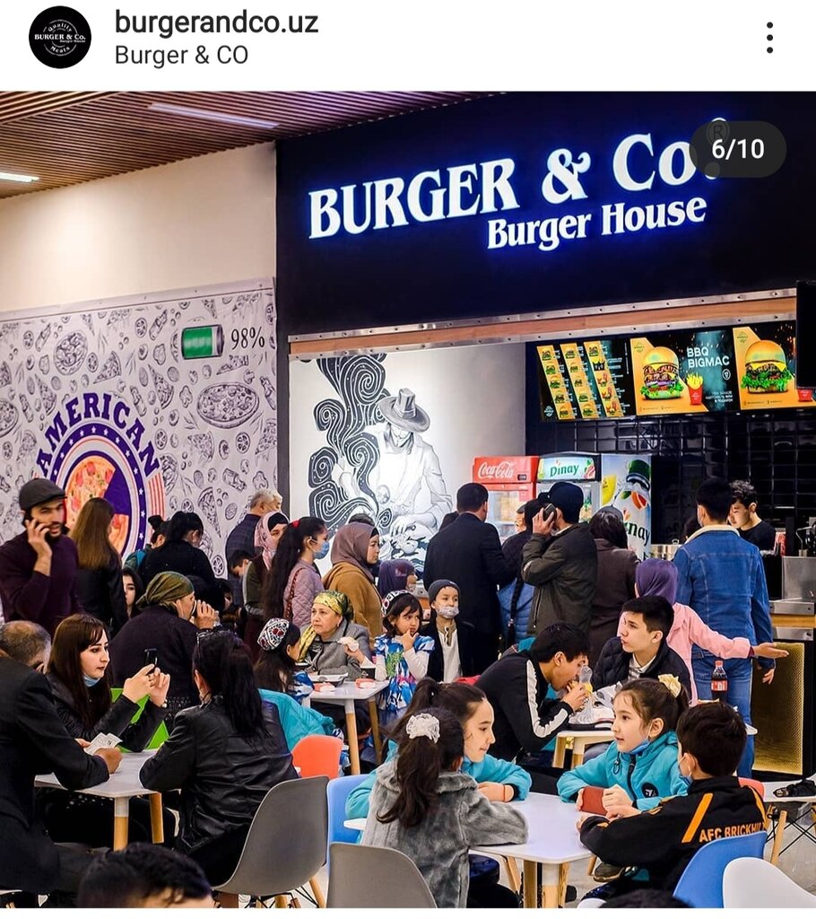 Tez ovqatlanish Burger & Co, Samarqand, foto