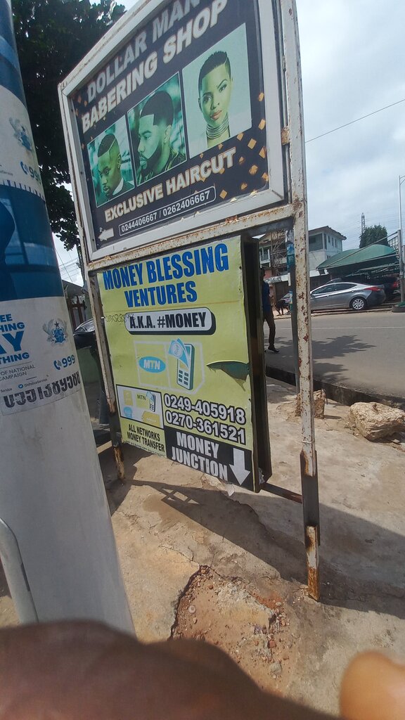 Barber shop Dollar Man Barbering shop, Accra, photo