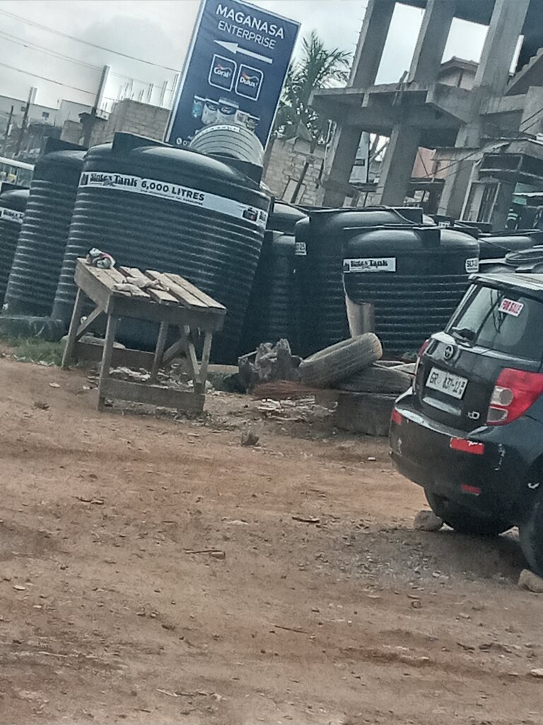 Capacitive equipment, tanks Polytank depot, Accra, photo