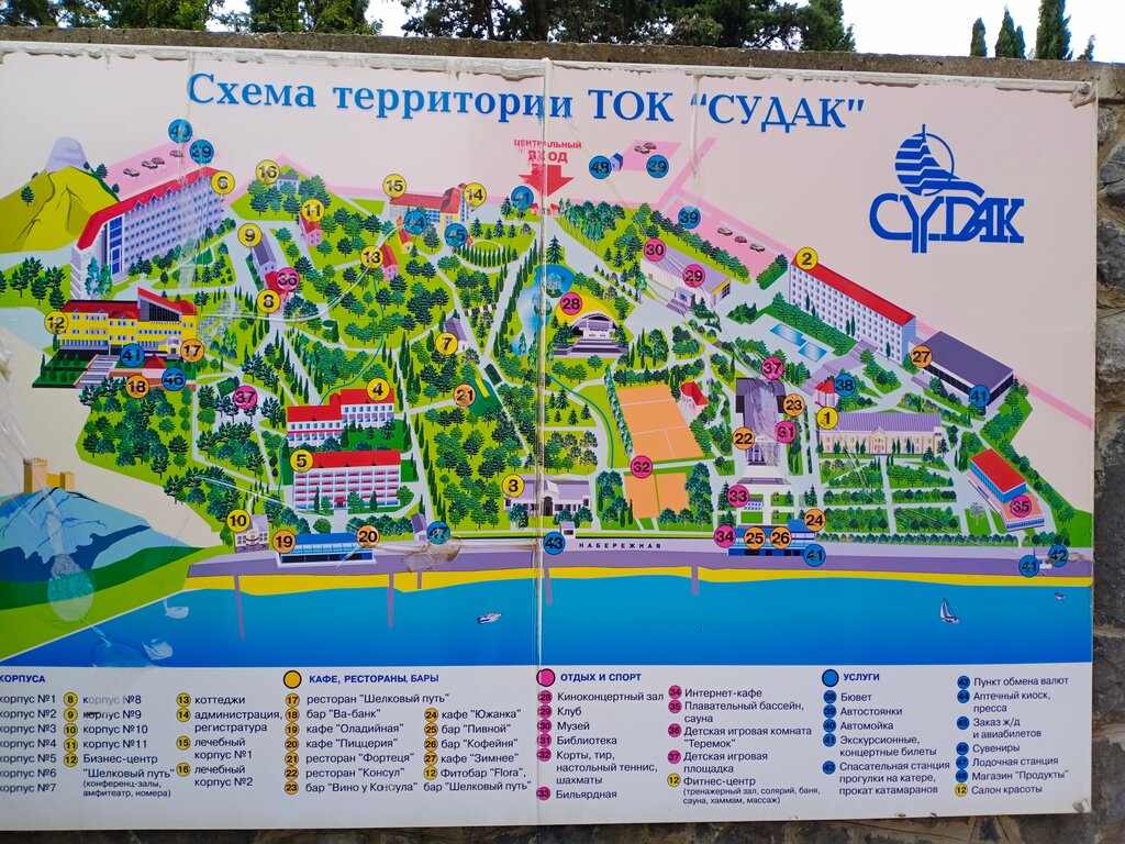 Судак ток судак схема корпусов