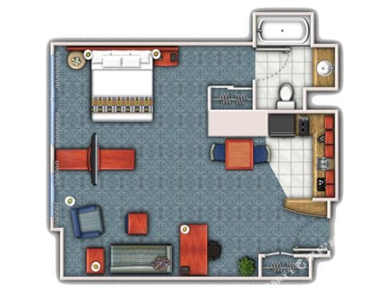 Фото Residence Inn by Marriott Cincinnati Downtown/The Phelps