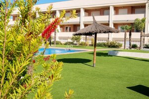 Apartment With 2 Bedrooms in Gran Alicante, With Wonderful Mountain View, Shared Pool, Enclosed Garden Near the Beach