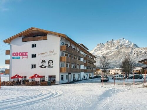 Внешний вид отеля Cooee alpin Hotel Kitzbüheler Alpen в Санкт-Йоханне ве Тироле, фото 1