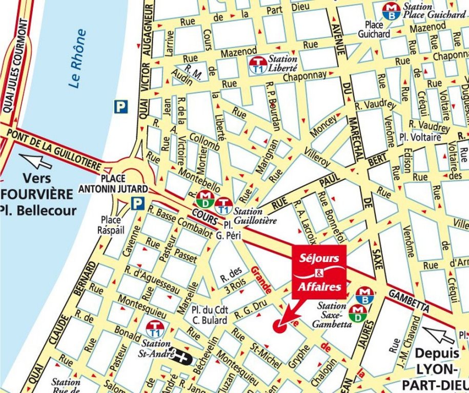 Фото Séjours & Affaires Lyon Saxe-Gambetta