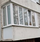 Дом Окон (Akademik Sakharov street, 24), glazing of balconies and loggias