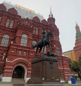 Marshal G.K. Zhukov (Moscow, Manezhnaya Square), monument, memorial