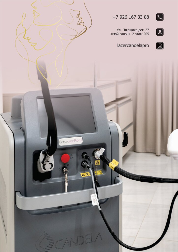 Hair removal Candela Laser Pro, Moscow, photo