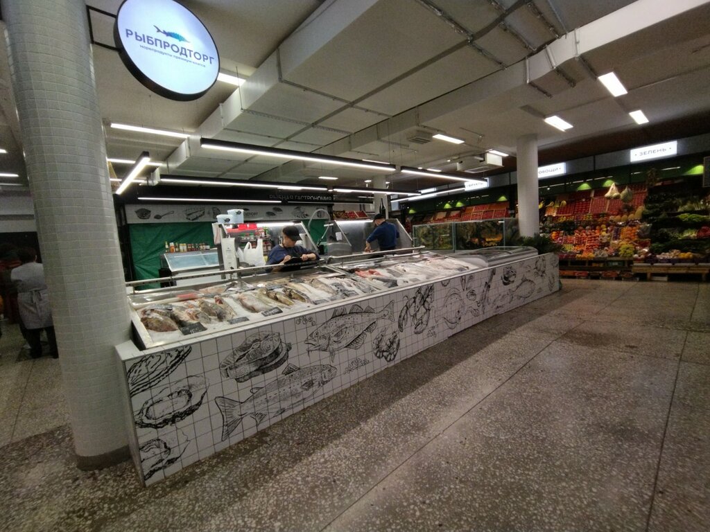 Fish and seafood RibProdTorg – premium fish store, Saint Petersburg, photo