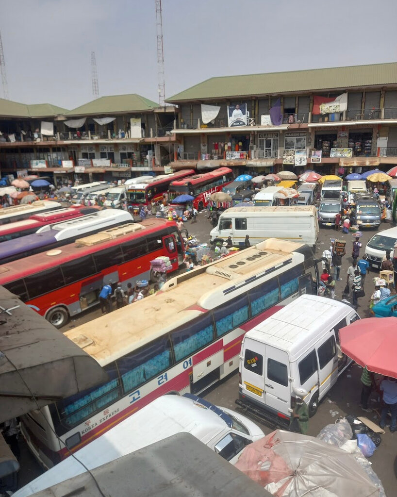 Bus station Adehyeman Station, Kumasi, photo