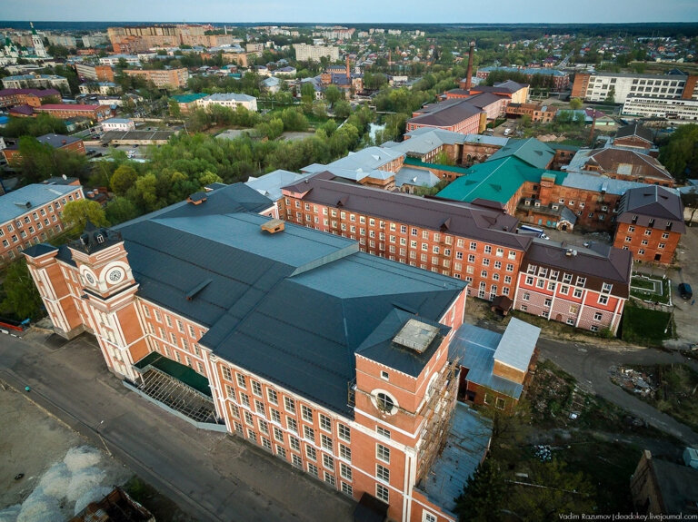 Landmark, attraction Spinning and weaving factory of brothers Khludov, 1880 - 1885 years, Egorievsk, photo