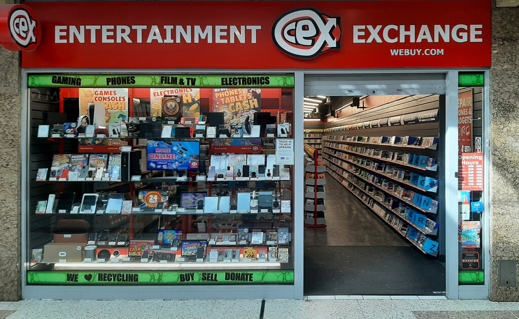 Mobile phone store CeX, Scotland, photo