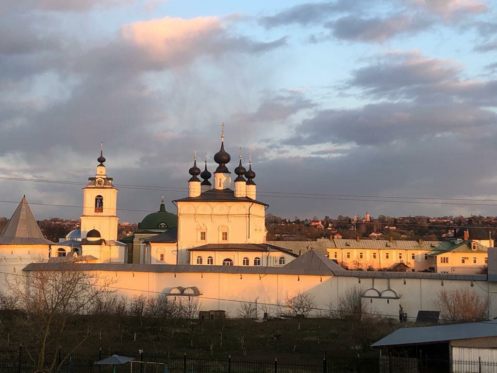 Orthodox church Saint Sergius of Radonezh Church of the Holy Trinity Belopesotsky Monastery, Stupino, photo
